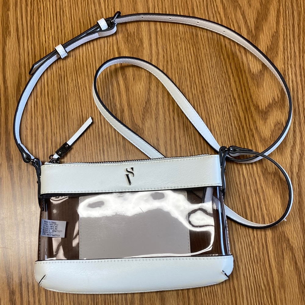 Stylish White and Smoke Crossbody Bag